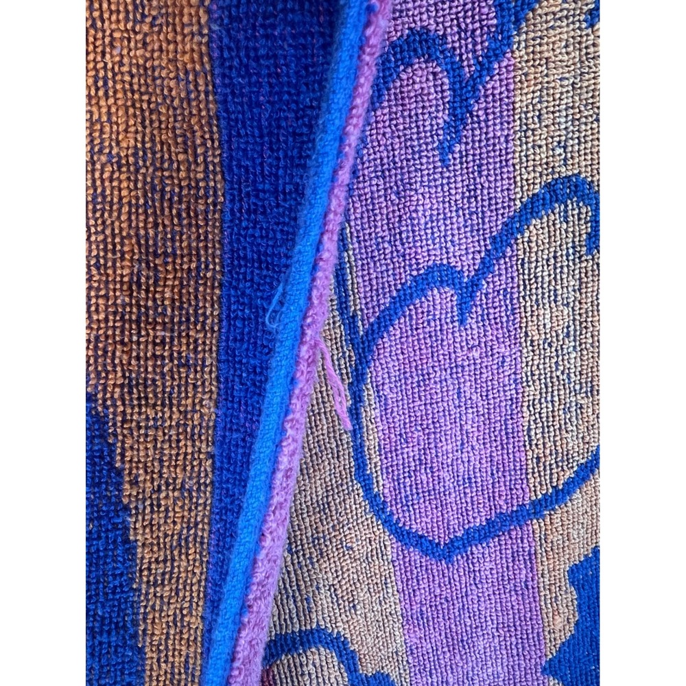 Summer Sun & Fun Toucan Beach Towel VTG 90s y2k Cotton Nostalgia Retro Colorful - Picture 4 of 7